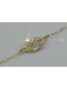 Fantasie Armband in 14K Gelb- & Weißgold, 18c cb072yw