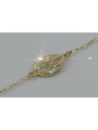 Pulsera Fantasía de Oro Blanco y Amarillo 14K con Diferentes Piedras cb072yw