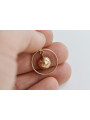 "Pendentif Cercle Vintage en Or Rose 14 carats 585 sans Pierres" vpn031 vpn031