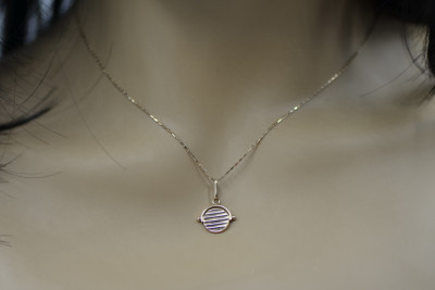 "Оригінальний вінтажний кулон без каменів, рожеве золото 14к 585" vpn032 vpn032