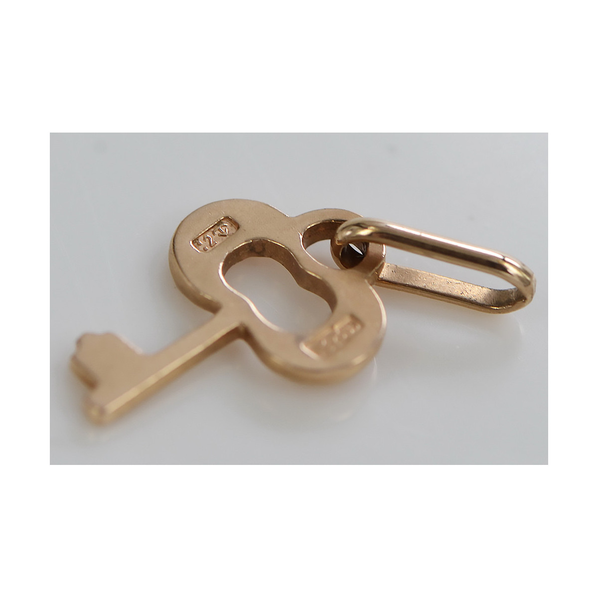 "Llave Antigua Colgante en Oro Rosa Antiguo Original de 14k Sin Piedras" vpn049 vpn049