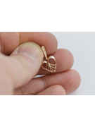 "Original Vintage 14K Rose Gold Heart Pendant without Stones" vpn076 vpn076