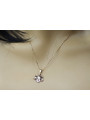 "Pendentif Feuille Vintage en Or Rose 14 carats 585 sans Pierres" vpn077 vpn077