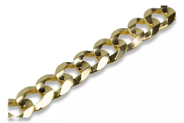 Yellow rose gold chain ★ russiangold.com ★ Gold 585 333 Low price