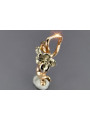 "Pendentif Vintage Fleur en Or Rose 14 carats 585 Sans Pierres" vpn096 vpn096