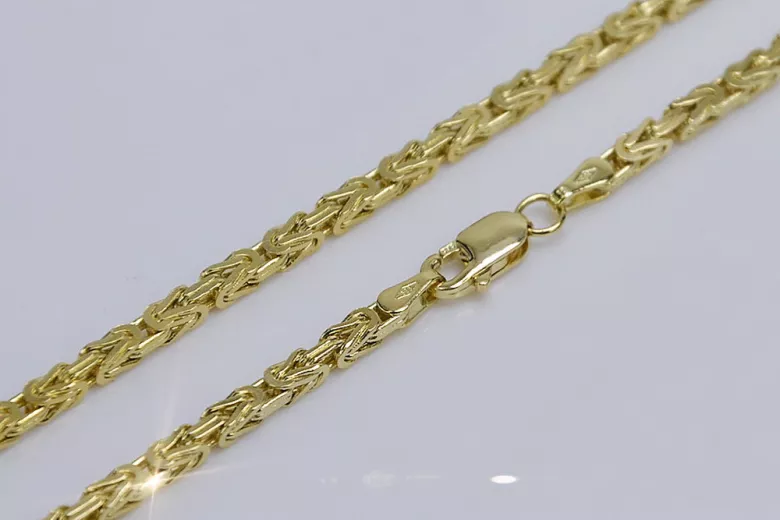 Yellow rose gold chain ★ russiangold.com ★ Gold 585 333 Low price