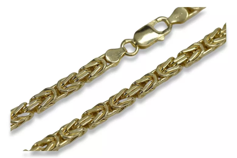 Yellow rose gold chain ★ russiangold.com ★ Gold 585 333 Low price