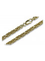 Yellow rose gold chain ★ russiangold.com ★ Gold 585 333 Low price