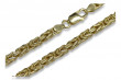 Golden Glow Sterling Silver Byzantine Chain cc014yp