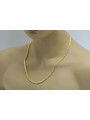 Yellow rose gold chain ★ russiangold.com ★ Gold 585 333 Low price