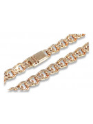 Yellow rose gold chain ★ russiangold.com ★ Gold 585 333 Low price ★ Garibaldi Bismark