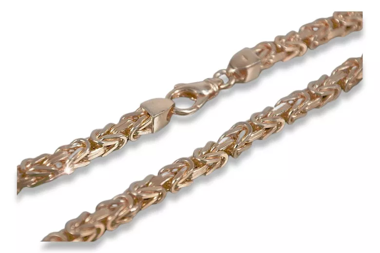 Yellow rose gold chain ★ russiangold.com ★ Gold 585 333 Low price