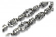 Sterling Silber 925 Einzigartige Kette 14mm - 70cm Länge cc053s