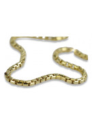 Bracelet en corde torsadée en or jaune 14K d'Italie cb078y