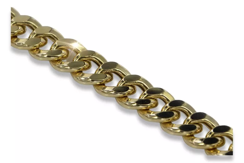 Yellow rose gold bracelet ★ russiangold.com ★ Gold 585 333 Low price