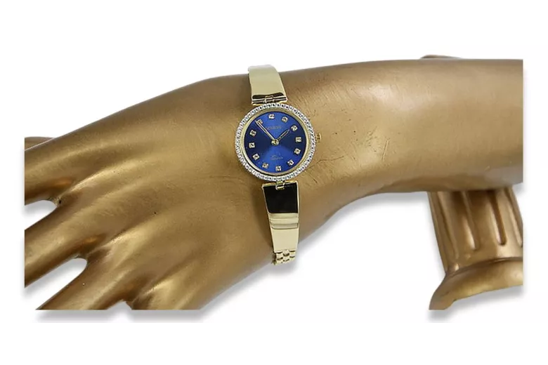 Reloj ★ de oro para damas zlotychlopak.pl Pureza de oro 585 333 ¡★ Precio bajo!