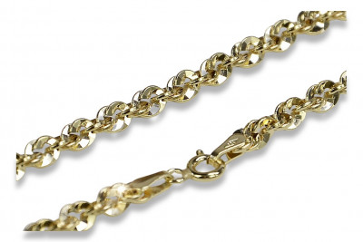 Chaîne en or blanc 14 carats, 2,25 mm
Chaîne en or jaune 14 carats, 3,50 mm cc074y