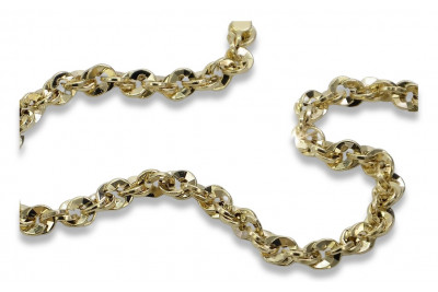 Italian 14K White Gold Rope Singapore Chain
Italian 14K Yellow Gold Rope Singapore Chain cc074y