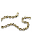 Italian 14K White Gold Rope Singapore Chain
Italian 14K Yellow Gold Rope Singapore Chain cc074y