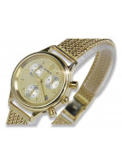 Gold men's watch Geneve ★ zlotychlopak.pl ★ Gold purity 585 333 Low Price!