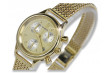 Reloj de Pulsera de Señora en Oro Amarillo de 14k Geneve lw019y&lbw003y