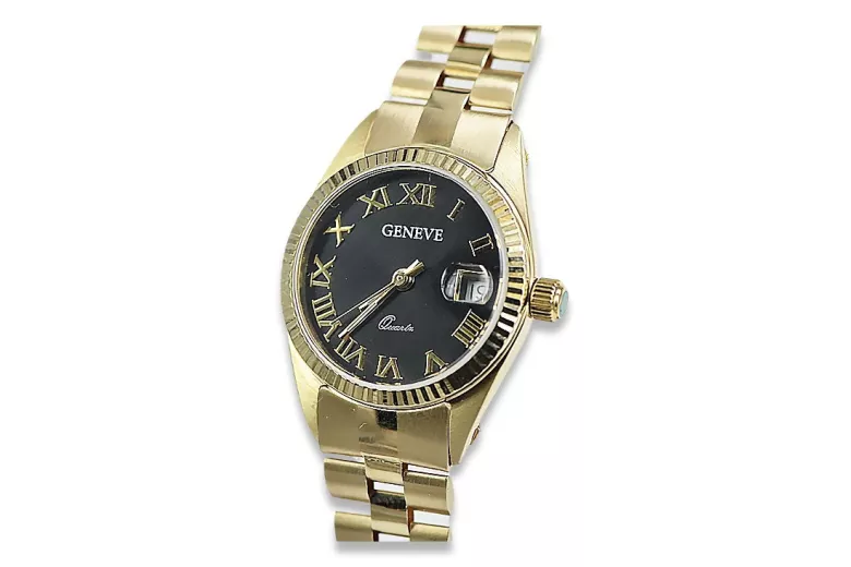 Reloj ★ de oro para damas zlotychlopak.pl Pureza de oro 585 333 ¡★ Precio bajo!