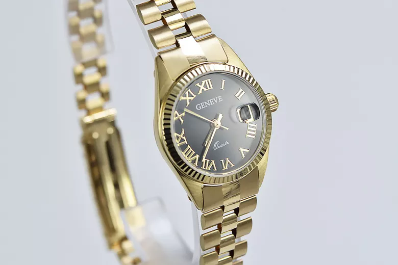 Reloj ★ de oro para damas zlotychlopak.pl Pureza de oro 585 333 ¡★ Precio bajo!