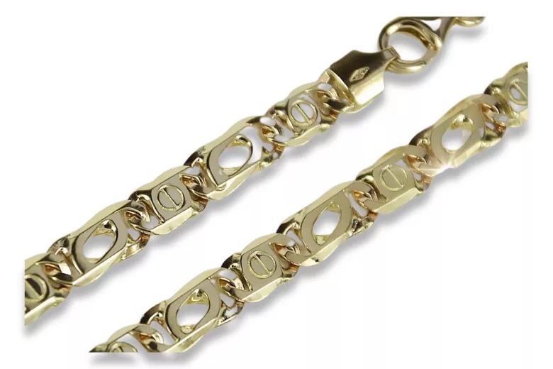 14K Italian Gold Small Link Paperclip Bracelet - Sam's Club