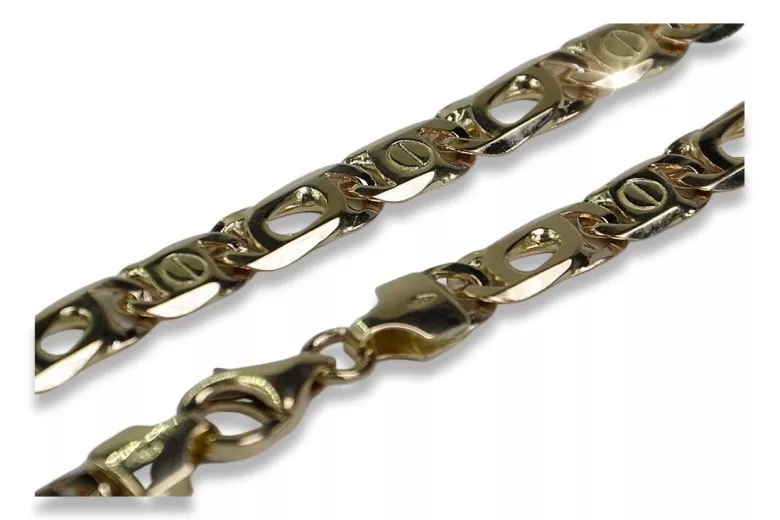 Yellow rose gold bracelet ★ russiangold.com ★ Gold 585 333 Low price