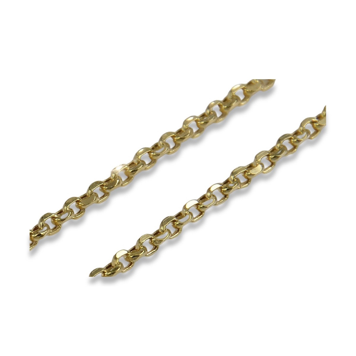 Yellow rose gold chain ★ russiangold.com ★ Gold 585 333 Low price