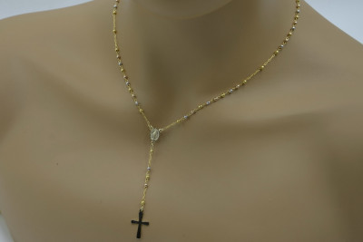 14K Weiß, Gelb, Roségold, 42c Jewellery Chain rcc004ywr