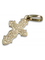 14 Karat Gelbgold Orthodoxes Kreuz oc014y