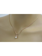 "Pendentif Perle Élégant en Or Rose 14 Carats Vintage d'Origin" vppr005 vppr005