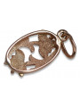 "Pendentif Feuille Ancien en Or Rose 14 Carats 585 Sans Pierres" vpn012 vpn012