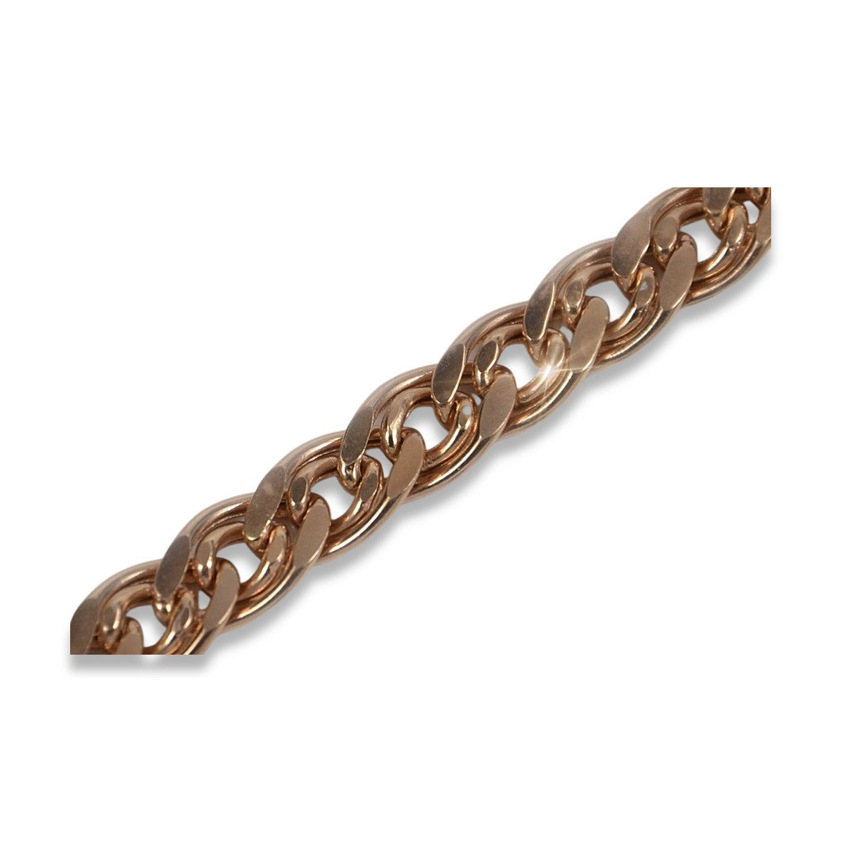 Yellow rose gold chain ★ russiangold.com ★ Gold 585 333 Low price