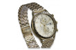 Reloj de hombre en oro amarillo italiano de 14k 585 Geneve mw007y&mbw007y