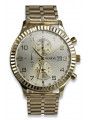 Gold men's watch Geneve ★ zlotychlopak.pl ★ Gold purity 585 333 Low Price!