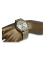 Gold men's watch Geneve ★ zlotychlopak.pl ★ Gold purity 585 333 Low Price!