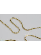 Italian Yellow 14K Gold Snake Chain Necklace cc080y