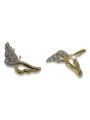 Boucles d’oreilles en or zlotychlopak.pl ★ Échantillon d’or ★ 585 333 Prix bas!