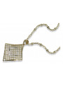 Gold pendant pendant ★ zlotychlopak.pl ★ Gold hallmark 585 333 low price