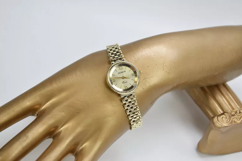 Gold ladies watch ★ zlotychlopak.pl ★ Gold purity 585 333 Low price!