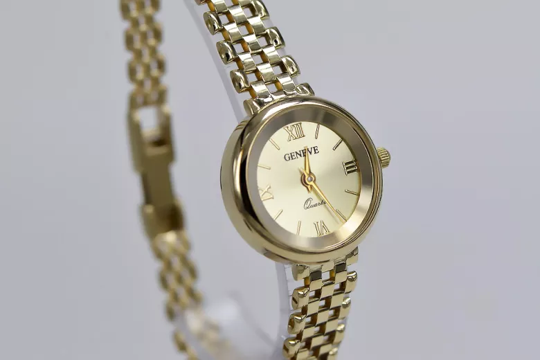 Reloj ★ de oro para damas zlotychlopak.pl Pureza de oro 585 333 ¡★ Precio bajo!