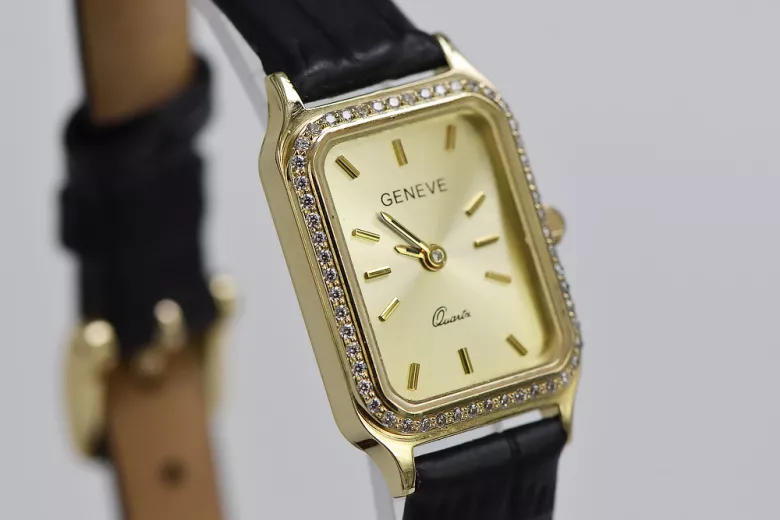 Gold ladies watch ★ zlotychlopak.pl ★ Gold purity 585 333 Low price!