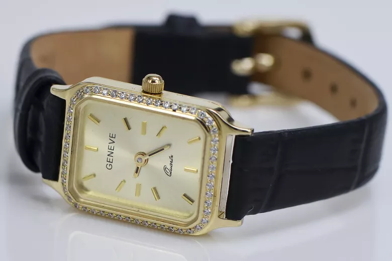 Reloj ★ de oro para damas zlotychlopak.pl Pureza de oro 585 333 ¡★ Precio bajo!