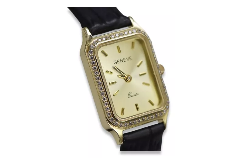 Gold ladies watch ★ zlotychlopak.pl ★ Gold purity 585 333 Low price!