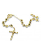 Italian 14K Yellow Gold Rosary Chain rcc009y