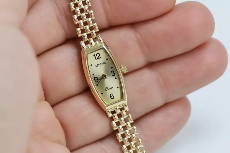 Reloj ★ de oro para damas zlotychlopak.pl Pureza de oro 585 333 ¡★ Precio bajo!