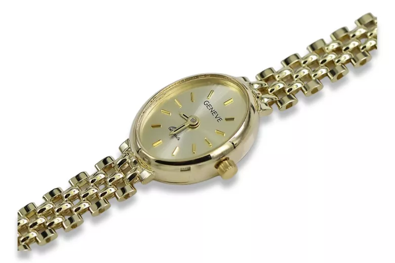 Reloj ★ de oro para damas zlotychlopak.pl Pureza de oro 585 333 ¡★ Precio bajo!