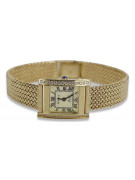 Gold men's watch Geneve ★ zlotychlopak.pl ★ Gold purity 585 333 Low Price!